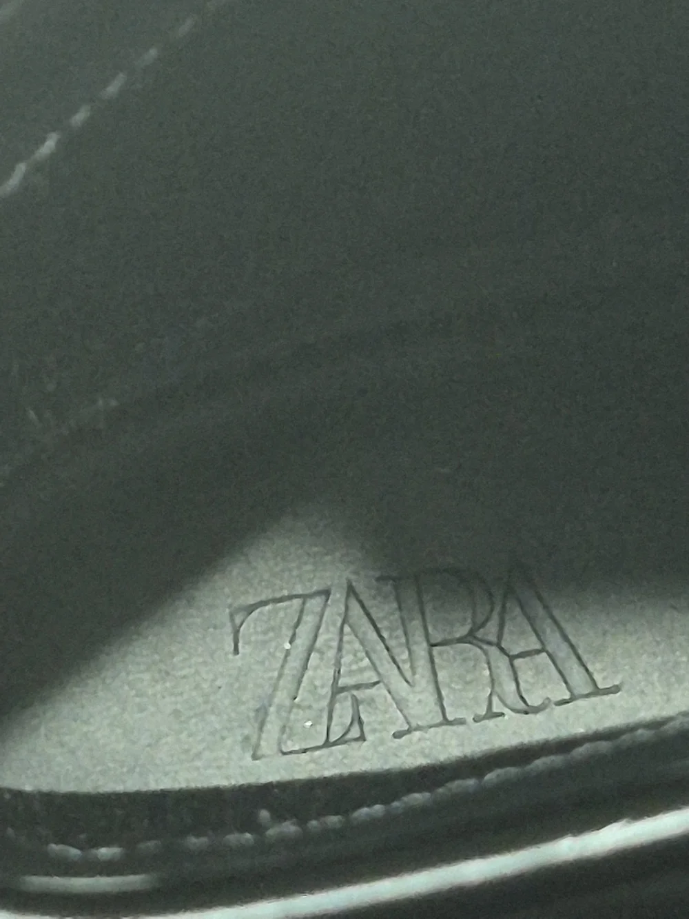 Zara Black Platform Lace-Up Combat Boots
